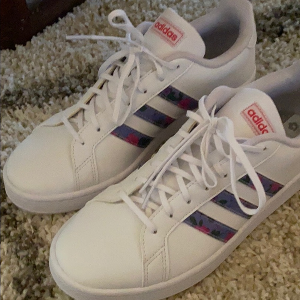 Floral Adidas Sneakers